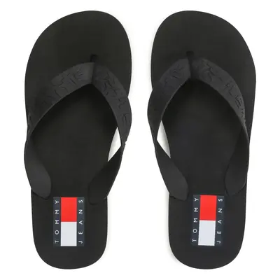 Žabky Tommy Jeans Tjw Flag Eva Beach Sandal EN0EN02194 Černá