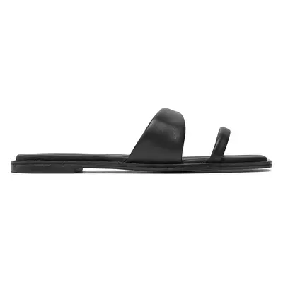 Nazouváky Calvin Klein Flat Slide Lth HW0HW02071 Černá