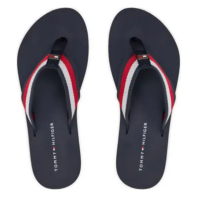 Žabky Tommy Hilfiger Corporate Beach Sandal FW0FW07986 Barevná