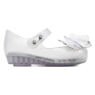 Baleríny Melissa Mini Melissa Ultragirl Fly III Bb 32849 Stříbrná