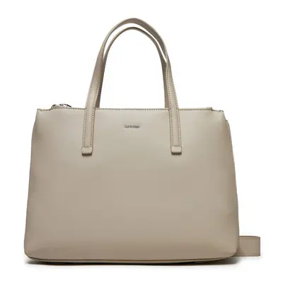 Kabelka Calvin Klein Ck Must Medium Tote K60K612279 Béžová