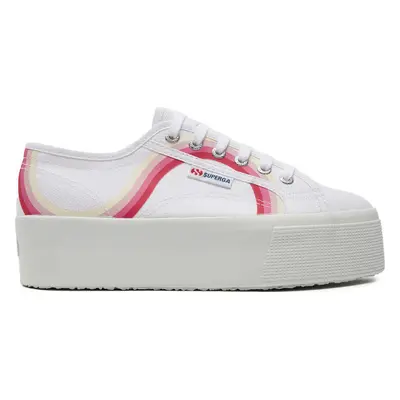 Tenisky Superga Round Stripes 2790 S4128TW Bílá