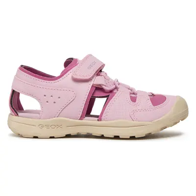 Sandály Geox J Vaniett Girl J456AB 015CE C0799 S Růžová