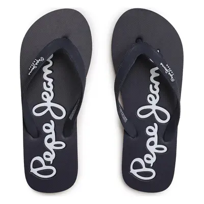 Žabky Pepe Jeans Bay Beach Basic M PMS70128 Tmavomodrá