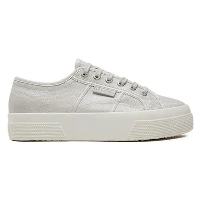 Tenisky Superga Platform Pearl Matte Canv 2740 S21362W Šedá