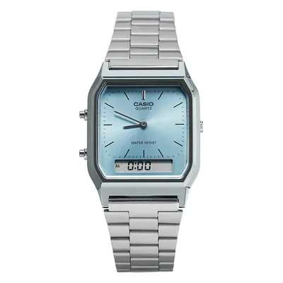 Hodinky Casio Vintage Maxi AQ-230A-2A1MQYES Stříbrná