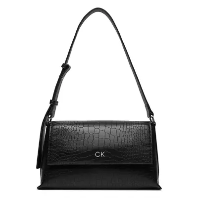 Kabelka Calvin Klein Ck Daily Shoulder Bag_Croco K60K612142 Černá