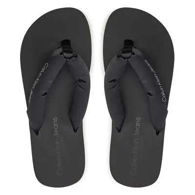 Žabky Calvin Klein Jeans Beach Sandal Flatform Padded Ny YW0YW01400 Černá