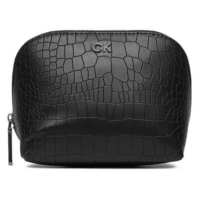 Kosmetický kufřík Calvin Klein Ck Daily Cosmetic Pouch_Croco K60K612640 Černá