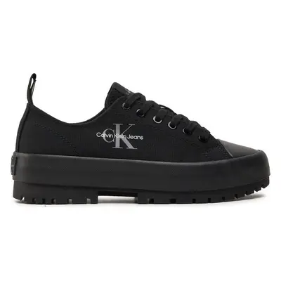 Plátěnky Calvin Klein Jeans Lugged Hybrid Laceup Ml Mtr YW0YW01505 Černá