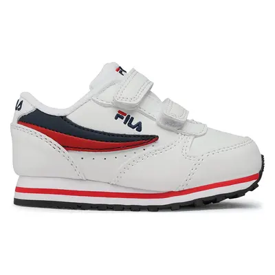 Sneakersy Fila Orbit Velcro Infants 1011080.98F Bílá