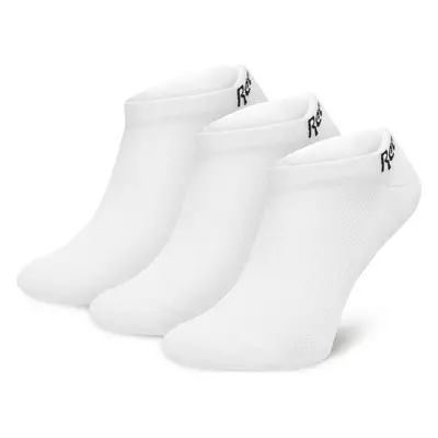 Sada 3 párů nízkých ponožek unisex Reebok R0356-SS24 (3-pack) Bílá