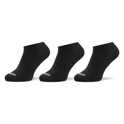 Kotníkové ponožky Unisex adidas Thin Linear Low-Cut Socks 3 Pairs IC1299 Černá