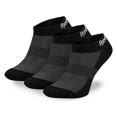 Sada 3 párů nízkých ponožek unisex Reebok R0356-SS24 (3-pack) Černá