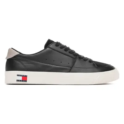 Sneakersy Tommy Jeans Vulcanized Ess EM0EM01106 Černá