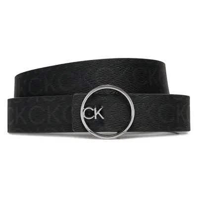 Dámský pásek Calvin Klein Ck Buckle Reversible Belt 3Cm K60K612359 Černá