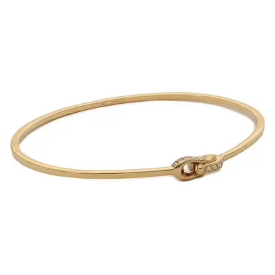 Náramek Coach Interlock Pave C Bangle Bracelet 37440615GLD710 Zlatá