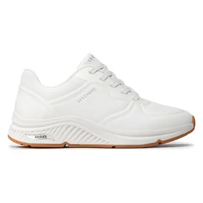 Sneakersy Skechers Mile Makers 155570/WHT Bílá