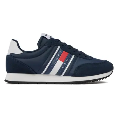 Sneakersy Tommy Jeans Tjm Runner Casual Ess EM0EM01351 Tmavomodrá