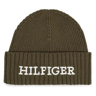 Čepice Tommy Hilfiger Monotype Beanie AM0AM11737 Zelená