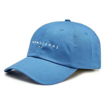 Kšiltovka Tommy Jeans Tjm Linear Logo 6-Panel Cap AM0AM12894 Modrá