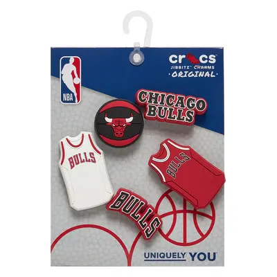 Ozdoba na obuv Crocs Jibbitz Nba Chicago Bulls 5pck 10011280 Barevná