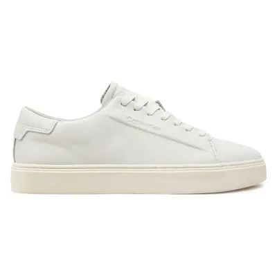 Sneakersy Calvin Klein Low Top Lace Up Lth HM0HM01516 Bílá