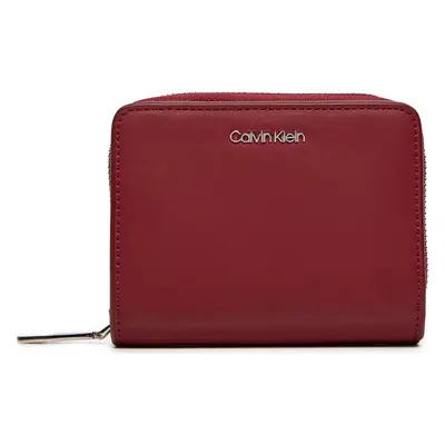 Malá dámská peněženka Calvin Klein Ck Must Medium Zip Around Wallet K60K611937 Červená