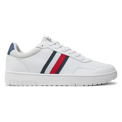 Sneakersy Tommy Hilfiger Th Basket Core Lite FM0FM05116 Bílá