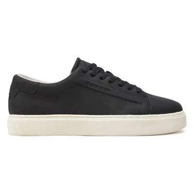 Sneakersy Calvin Klein Low Top Lace Up Lth HM0HM01516 Černá