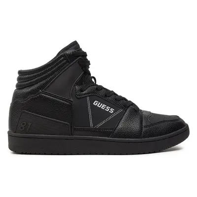 Sneakersy Guess Sava Mid FMTSAM PAC12 Černá