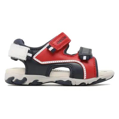 Sandály Geox B Sandal Flaffee Boy B3559A08515C7217 S Červená