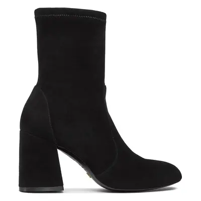 Polokozačky Stuart Weitzman Flareblock 85 Str Bt SF414 Černá