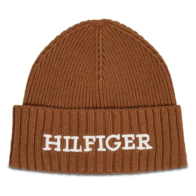 Čepice Tommy Hilfiger Monotype Beanie AM0AM11737 Béžová