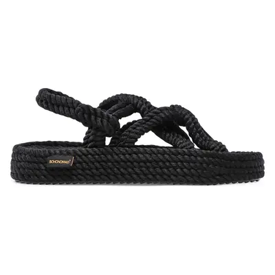 Espadrilky Bohonomad Bodrum Platform BOD.0020.PRS Černá