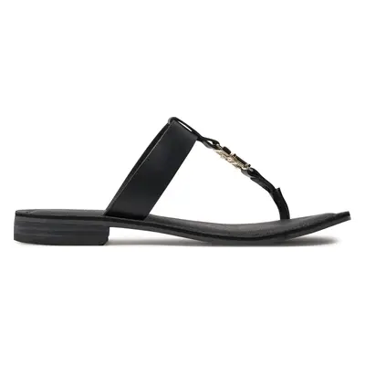 Žabky Tommy Hilfiger Th Elevated Sandal FW0FW07174 Černá