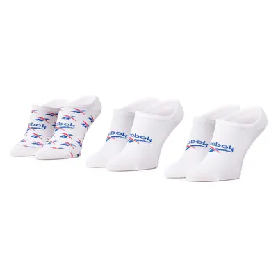 Sada 3 párů kotníkových ponožek unisex Reebok Cl Fo Invisible Sock 3P GG6680 Bílá