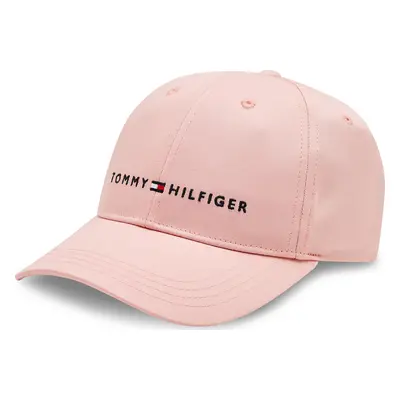 Kšiltovka Tommy Hilfiger Essential Cap AU0AU01667 Růžová