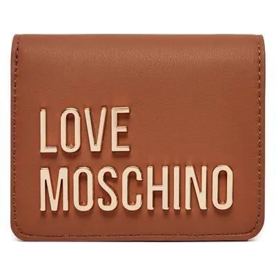 Malá dámská peněženka LOVE MOSCHINO JC5612PP1LKD0208 Hnědá