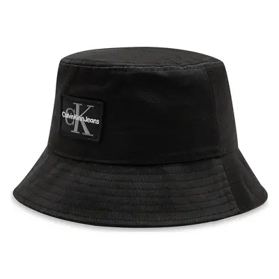 Klobouk Calvin Klein Jeans Mono Logo Patch Bucket Hat K50K512181 Černá