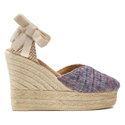 Espadrilky Manebi Acapulco Heart-Shaped Wedge Espadrilles G 0.6 WH Růžová