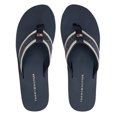 Žabky Tommy Hilfiger Im Platform Beach Sandal FW0FW08236 Tmavomodrá