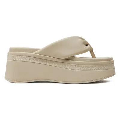 Žabky Tommy Jeans Tjw Wedge Sandal EN0EN02457 Béžová