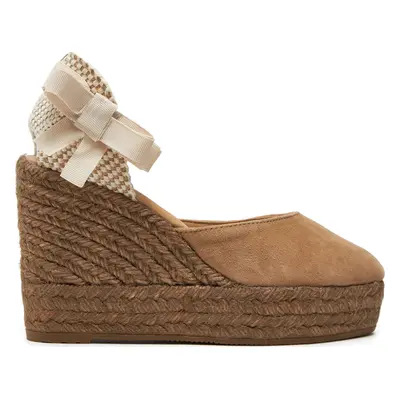 Espadrilky Manebi Hamptons Wedge Espadrilles W 1.6 WV Hnědá