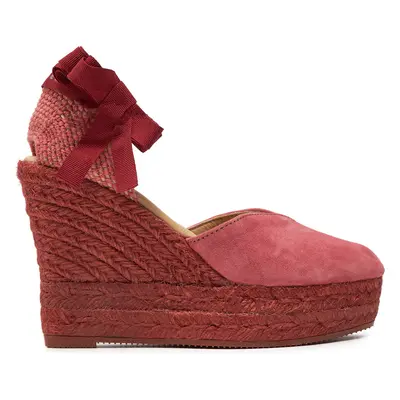 Espadrilky Manebi Hamptons Heart-Shaped Wedge Espadrilles W 2.1 WH Růžová