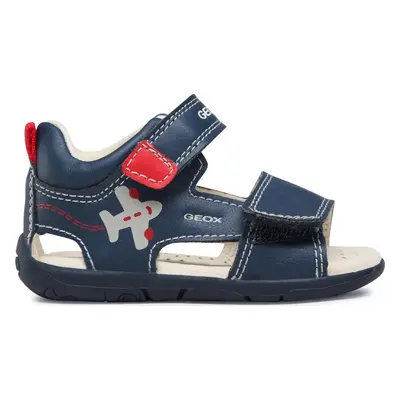 Sandály Geox B Sandal Tapuz Boy B150XB000BCC4245 Tmavomodrá