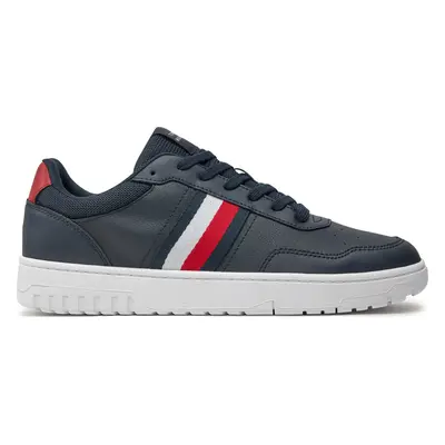 Sneakersy Tommy Hilfiger Th Basket Core Lite FM0FM05116 Tmavomodrá