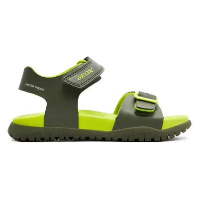 Sandály Geox J Sandal Fusbetto Bo J35HMA 000BC C0914 S Khaki