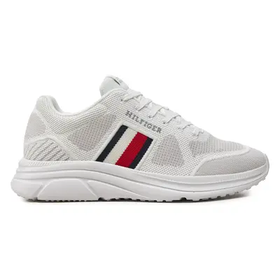 Sneakersy Tommy Hilfiger Modern Runner Knit Evo Ess FM0FM05245 Bílá