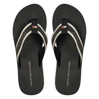 Žabky Tommy Hilfiger Im Hilfiger Beach Sandal FW0FW08015 Černá